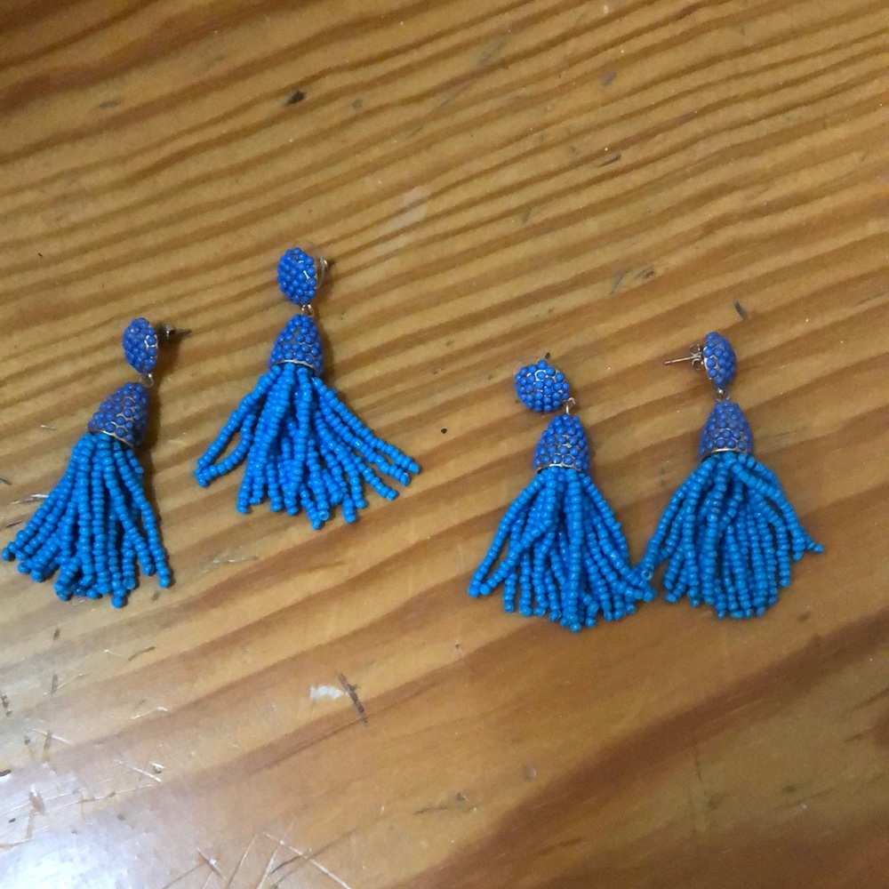 Beaded drop earrings